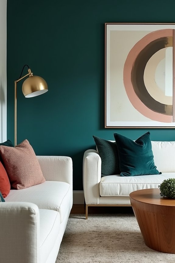accent wall color choice