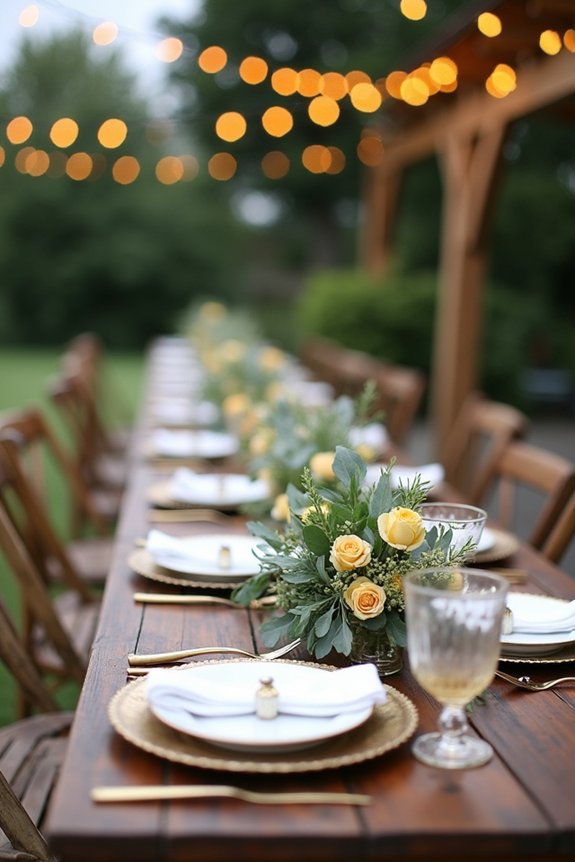 affordable elegant table settings
