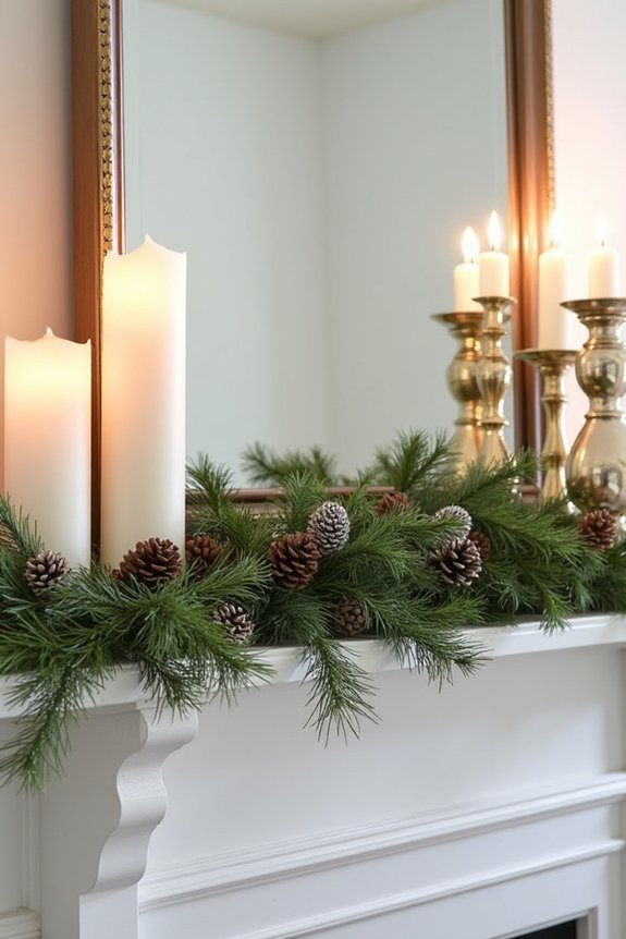 affordable luxury mantel design