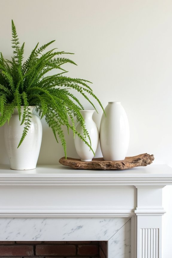 airy greenery replaces florals