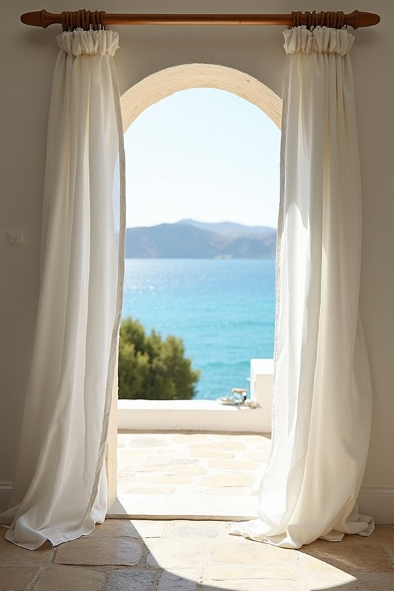 airy light filtering window treatments