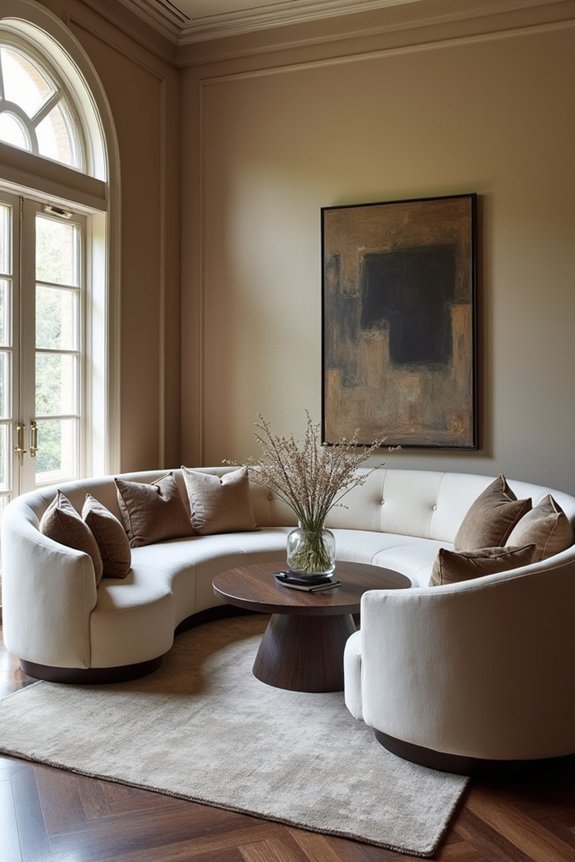 arrange furniture for conversation