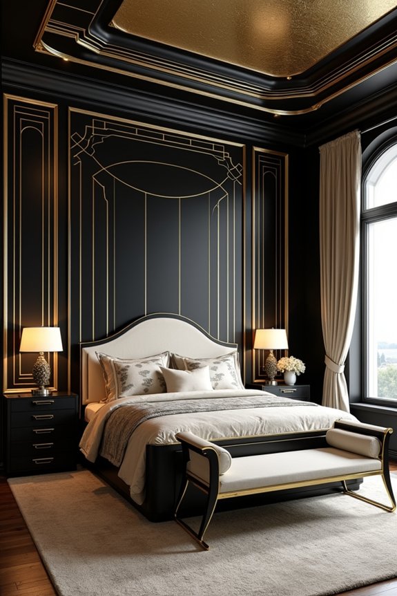 art deco bedroom transformation ideas