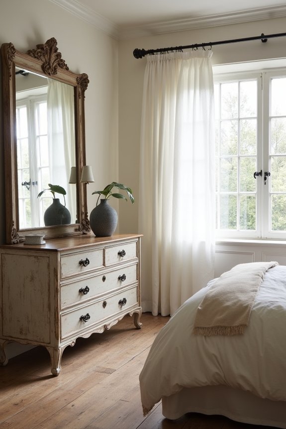 authentic mirrors distressed frames