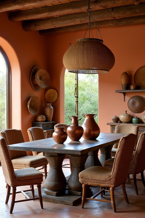 authentic southwestern dining decor