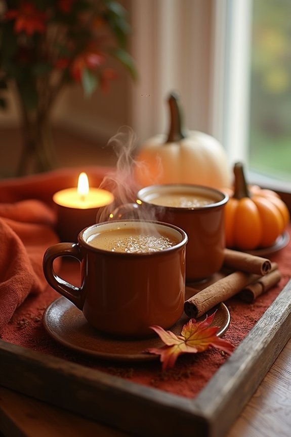 autumn beverage scent station