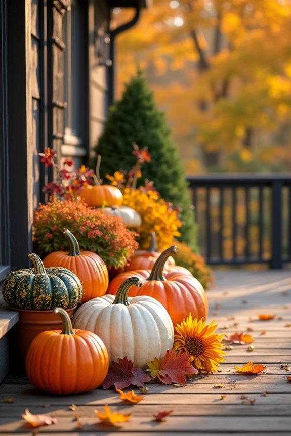 autumn decorative focal points