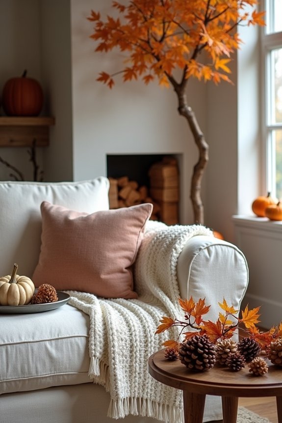 autumn elements and arrangements