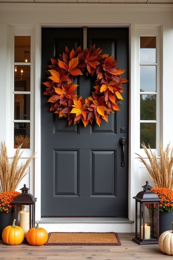autumn entryway decoration ideas