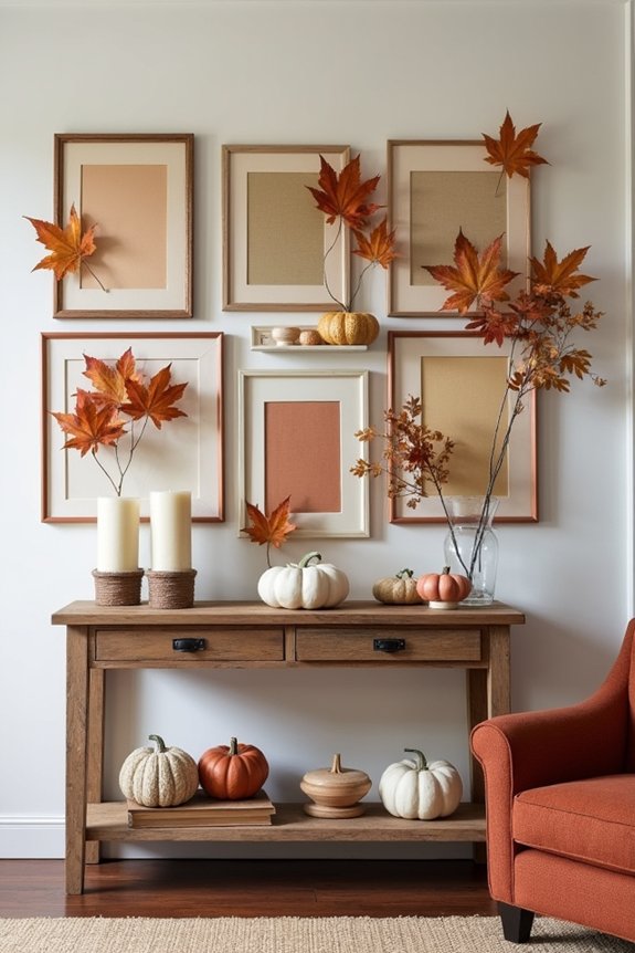 autumn inspired wall decorations
