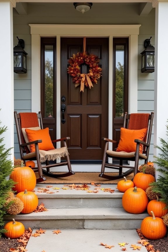 autumn porch warm colors
