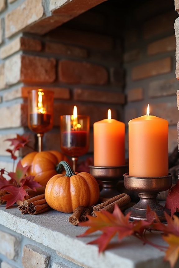 autumn scents enhance ambiance