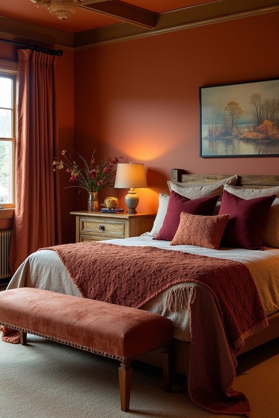 autumn themed bedroom transformations
