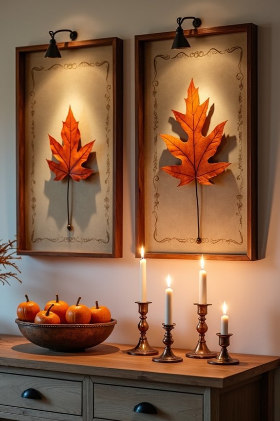 autumn themed kitchen decor changes