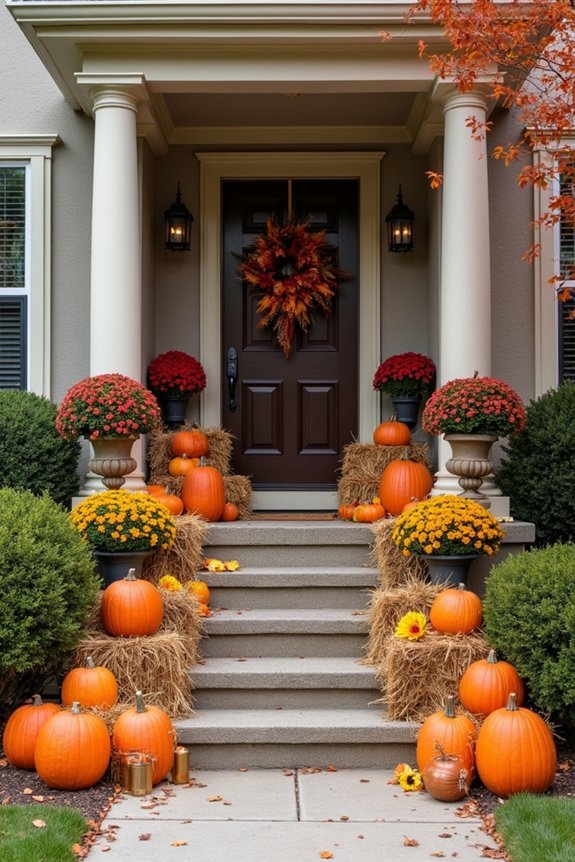 autumn themed outdoor decorations ideas