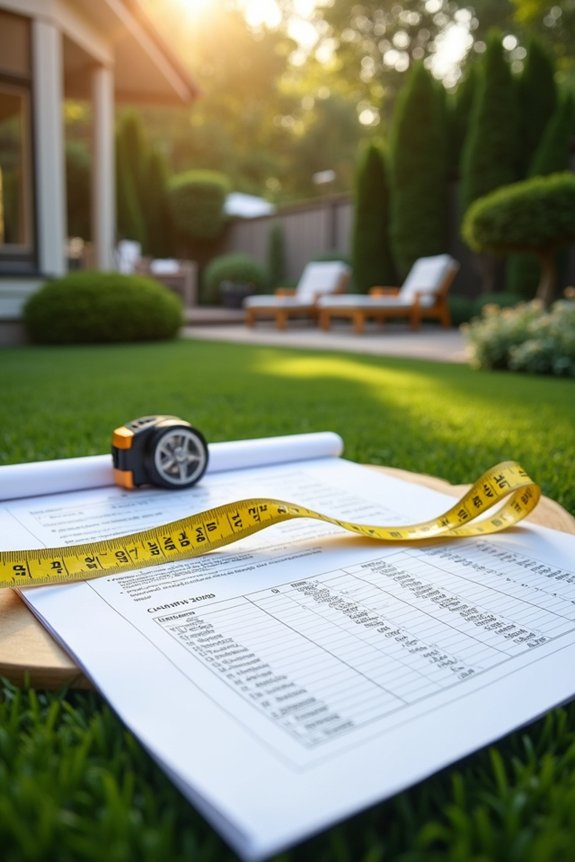 backyard planning and budgeting