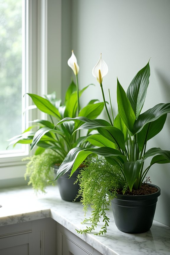 beautiful bathroom plant options