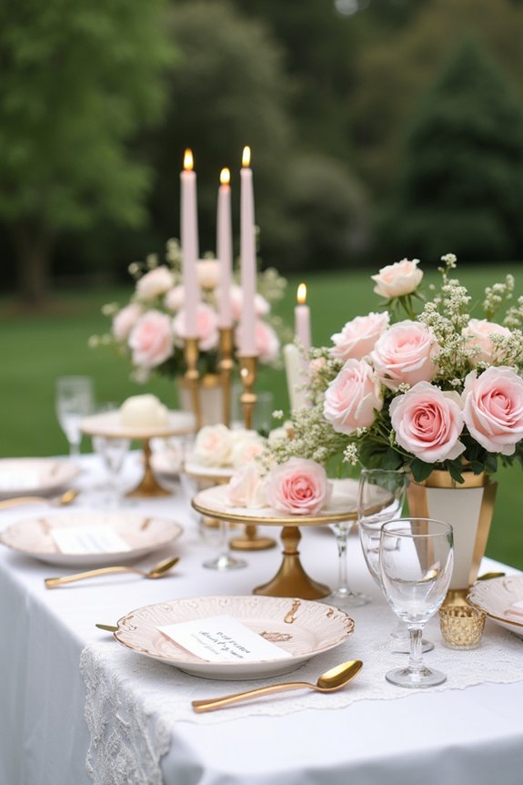 blush and gold elegance