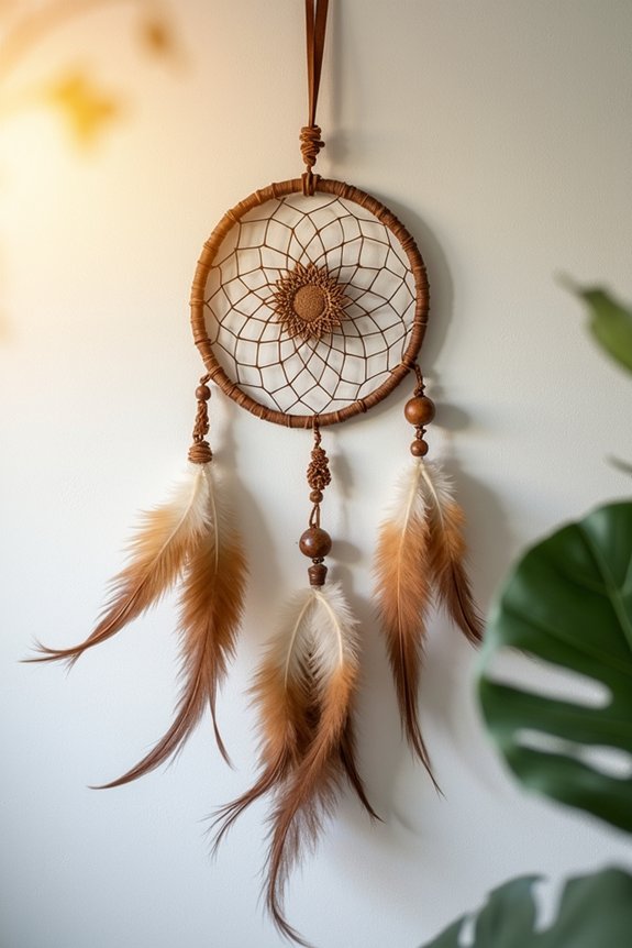 bohemian dreamcatcher wall art