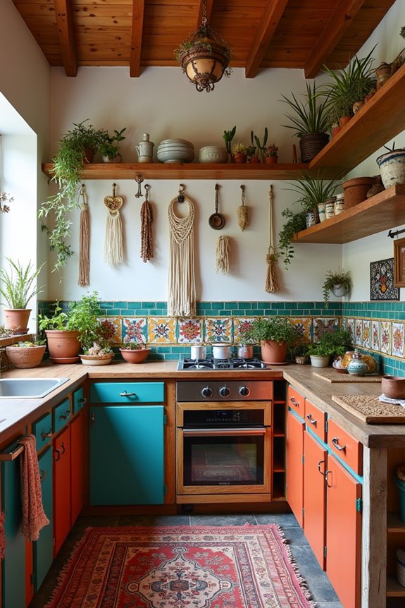 bohemian kitchen decor ideas