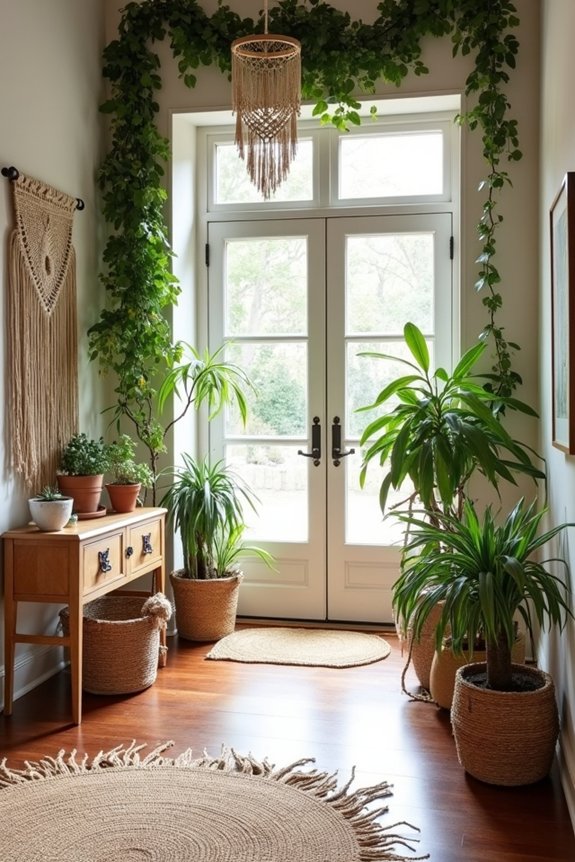 bohemian plants and textures