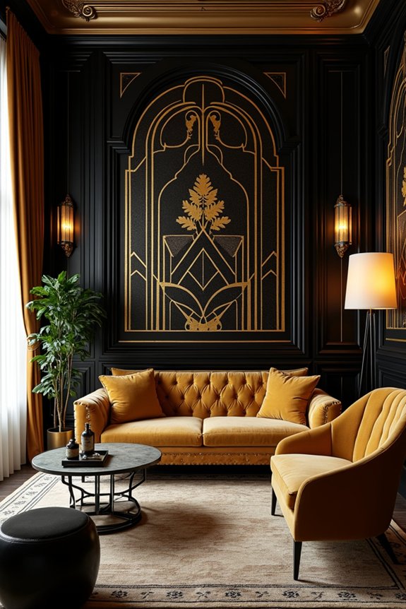 bold art deco wallpapers