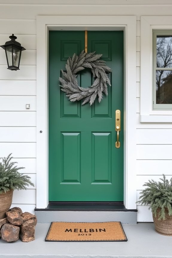 bold front door colors