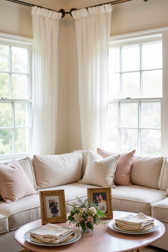 bridal photos and signs