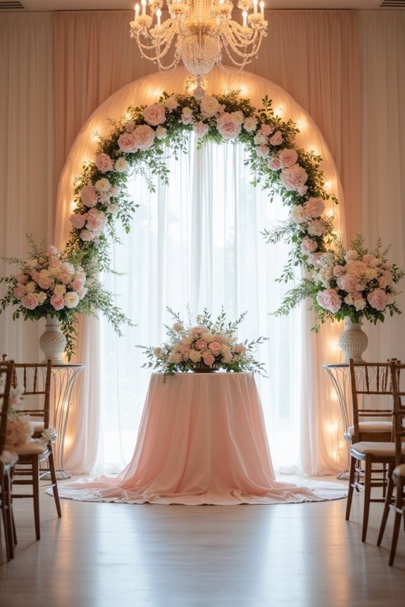 bridal shower entryway inspiration