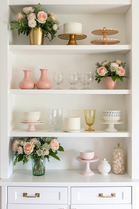 bridal themed kitchen decor accents