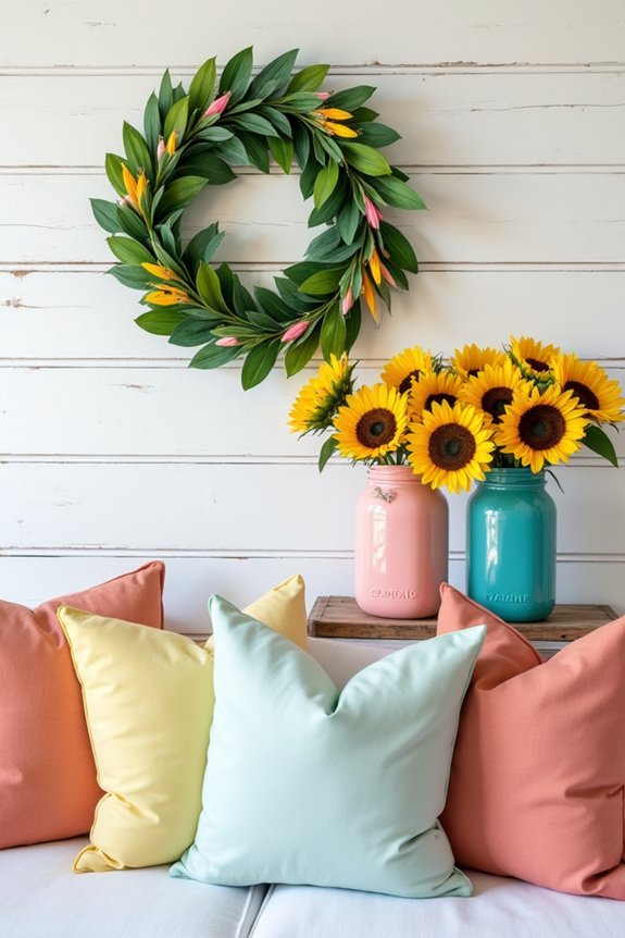 bright and cheerful summer decor
