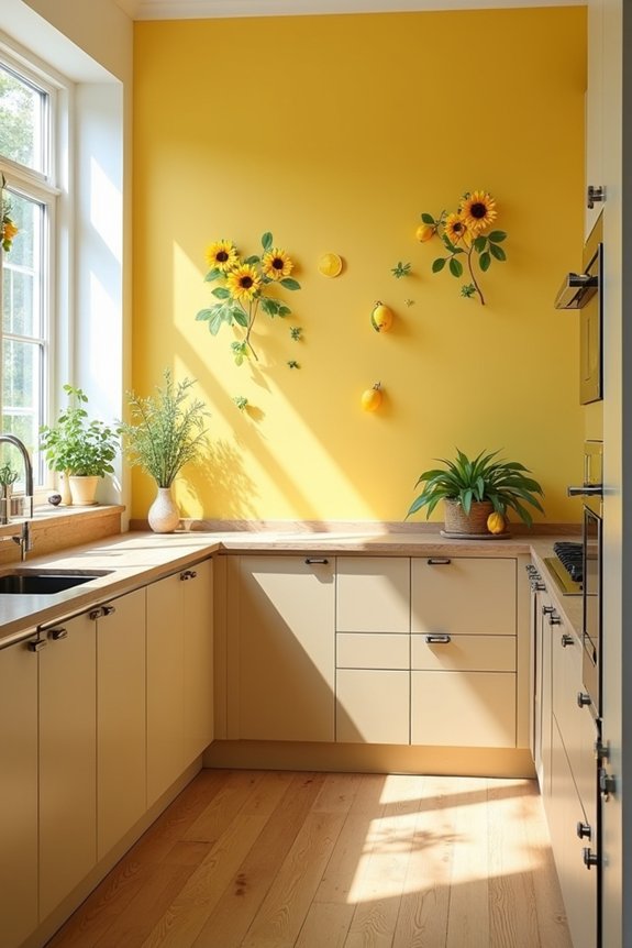 brighten pantry with color