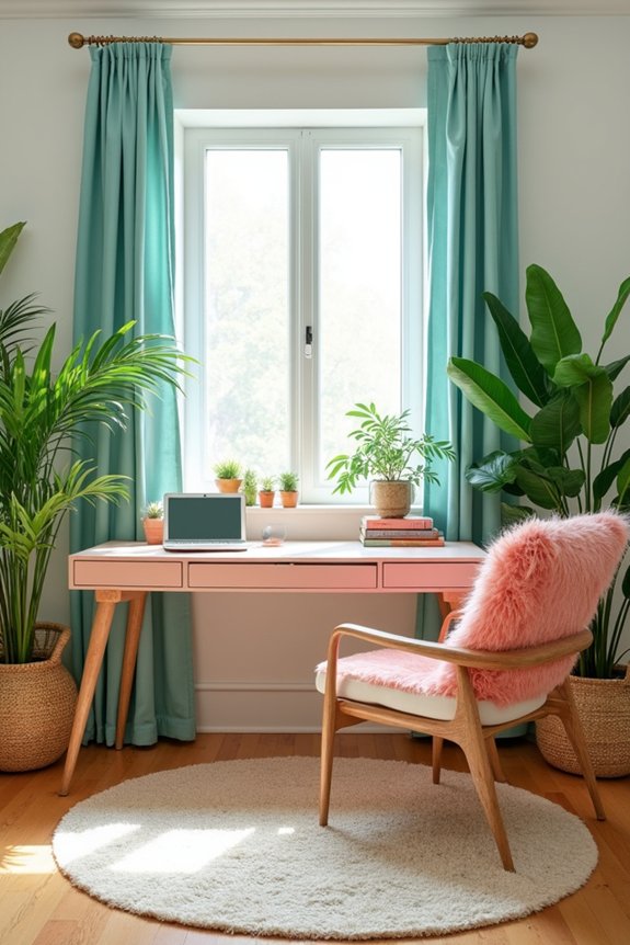 brighten your workspace decor