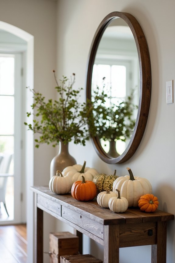 budget friendly autumn display