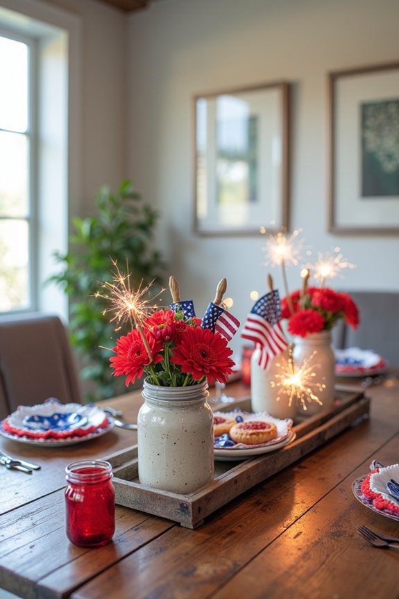 budget friendly patriotic centerpieces