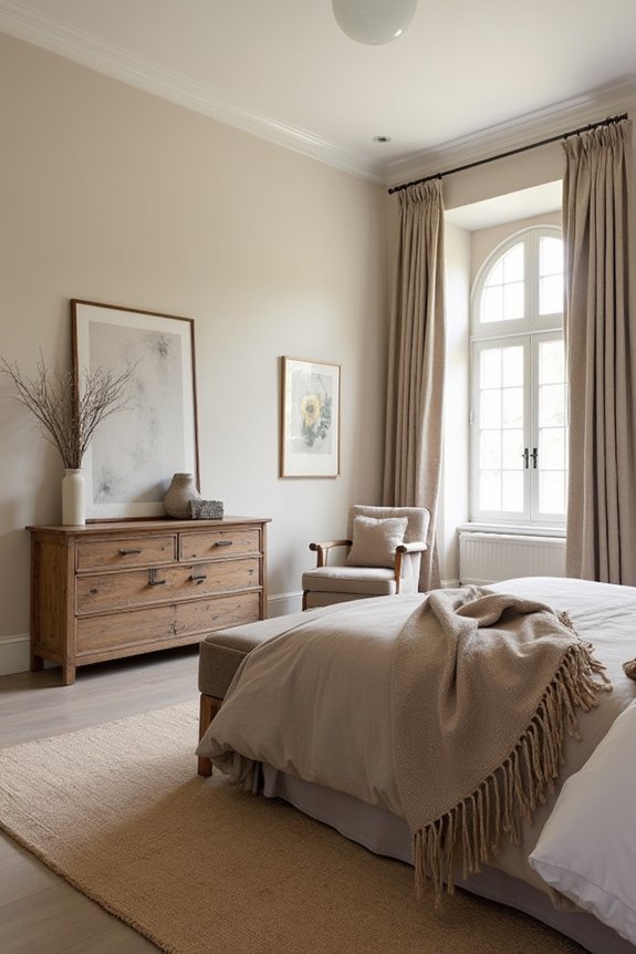 calming earthy color palette