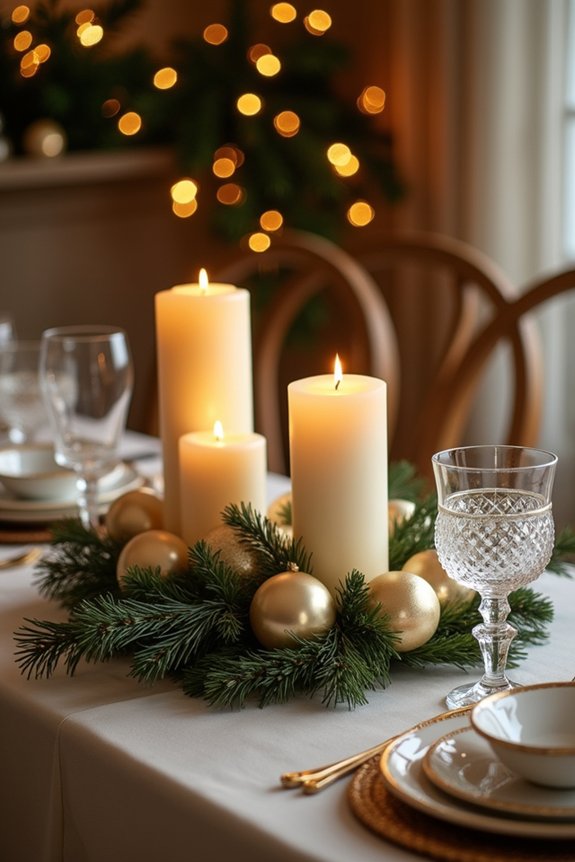 candlelight creates warm intimacy