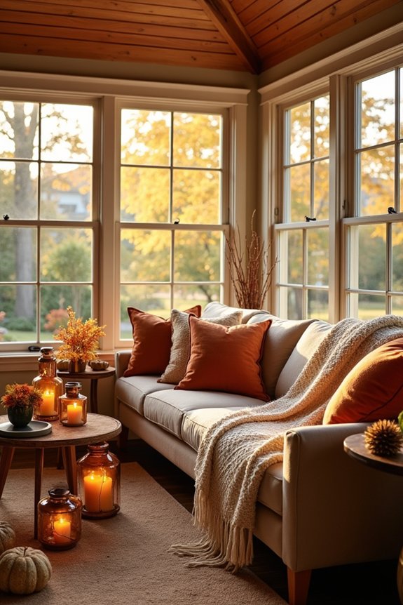 candlelit cozy fall evenings
