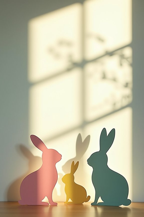 charming easter window decorations