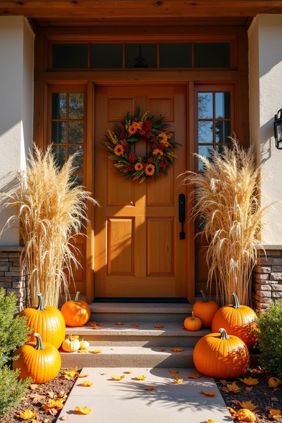 charming rustic autumn display