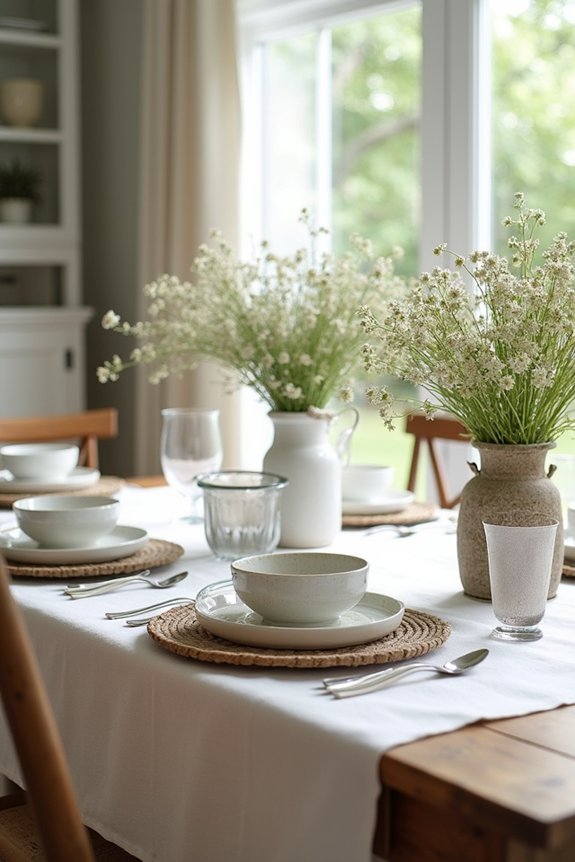 charming table for guests