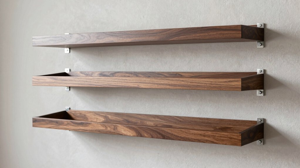 choose durable floating shelves