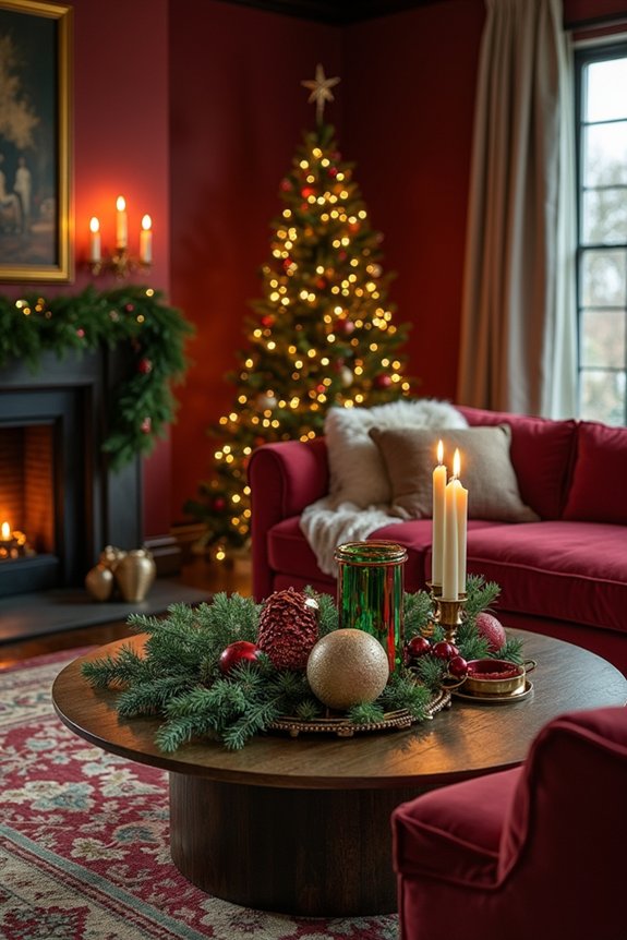 christmas color scheme selection