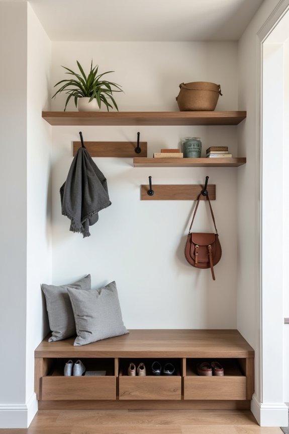 clever compact entryway solutions