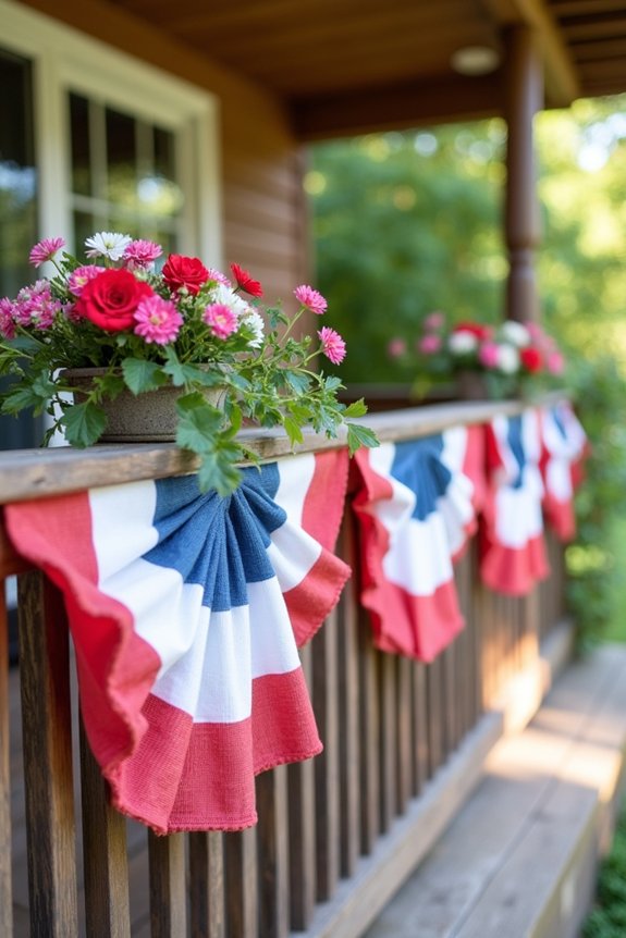 colorful diy bunting decorations