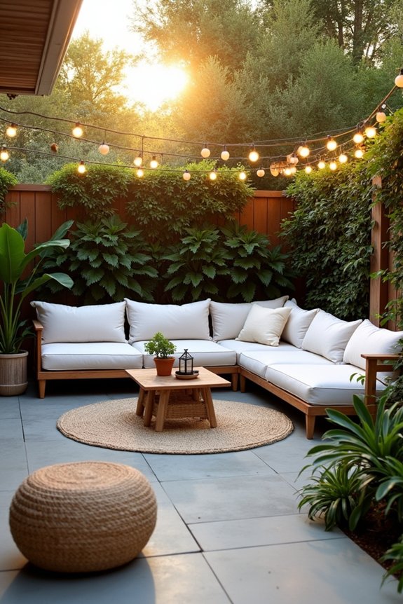 comfortable outdoor seating arrangements