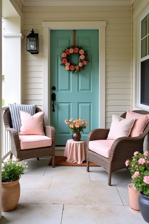 comfortable seating arrangement showcased