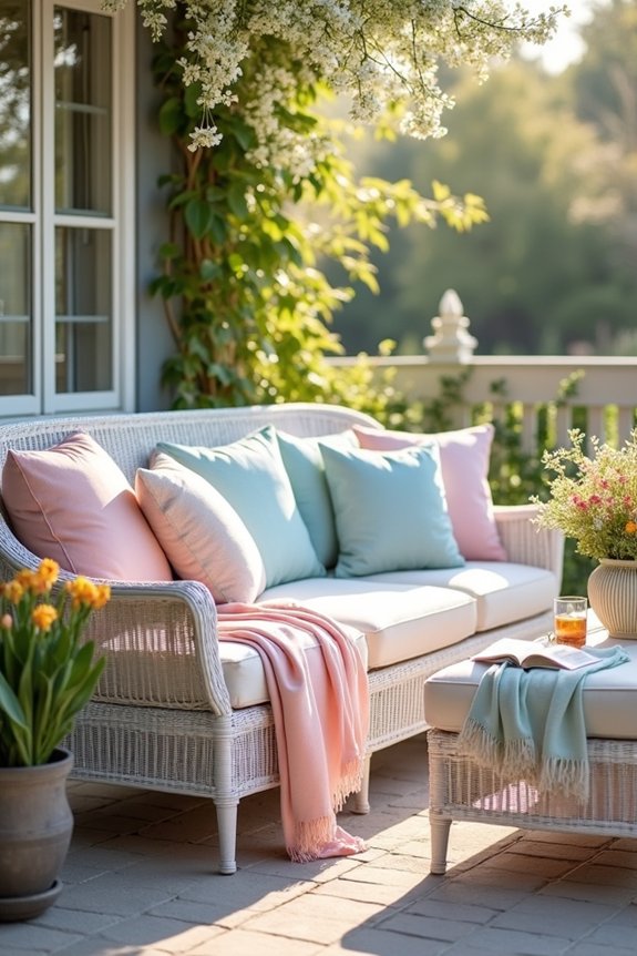 comfortable spring seating nook