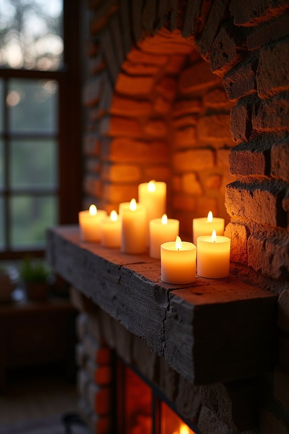 cozy ambiance with lighting