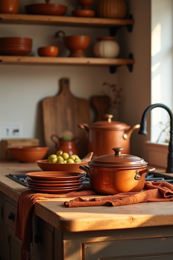 cozy autumn kitchen colors
